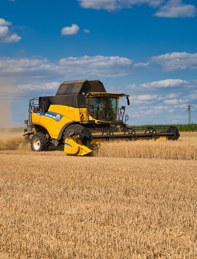 combine harvester, agriculture, wheat harvest-5401536.jpg
